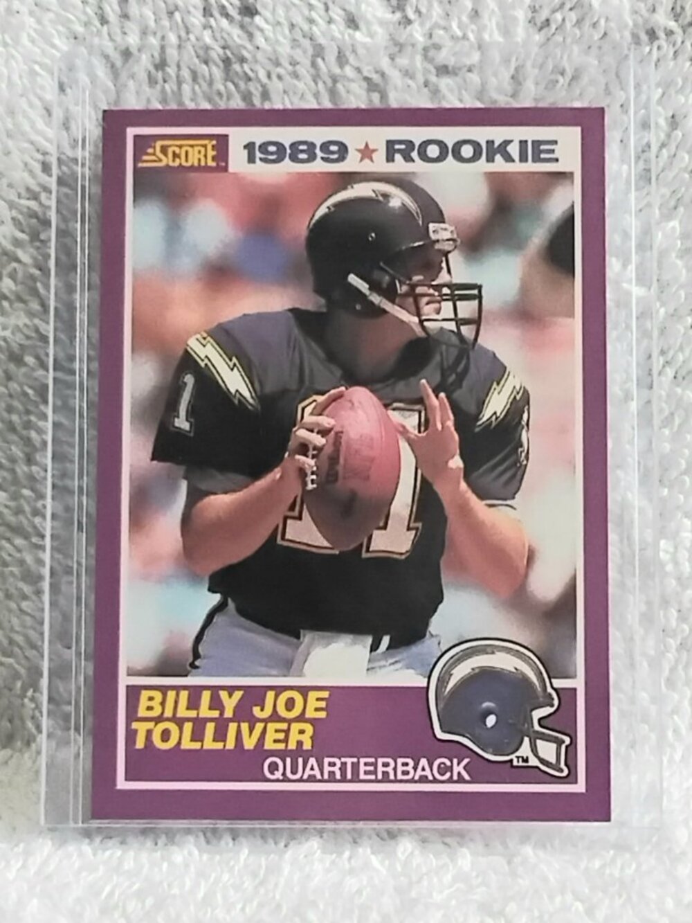 5/$20 Mint 1989 Score Billy Joe Tolliver NFL Supplemental 1989 Rookie Card 436S!